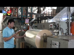 Filme da etiqueta da luva do psiquiatra do PVC de 55% para etiquetas do psiquiatra